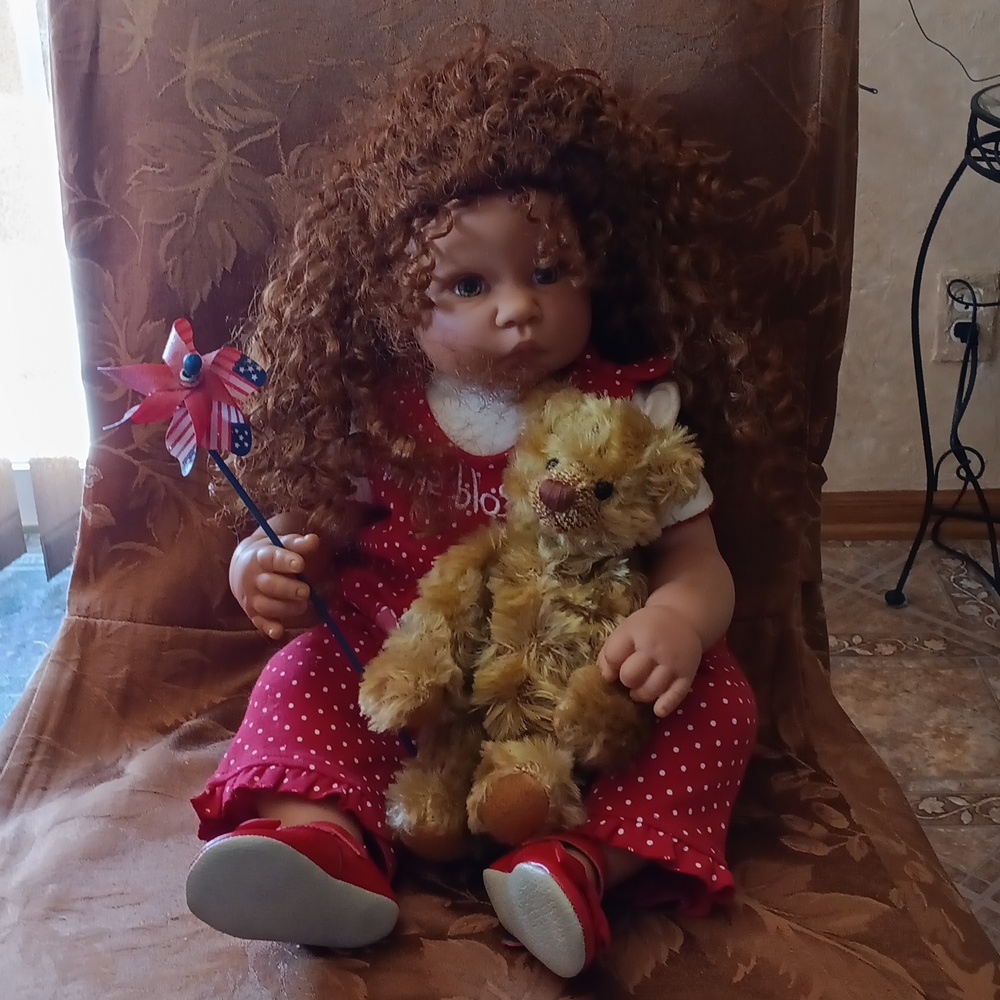 LEE MIDDLETON by Reva "Happy Birthday Teddy" vinyl baby doll